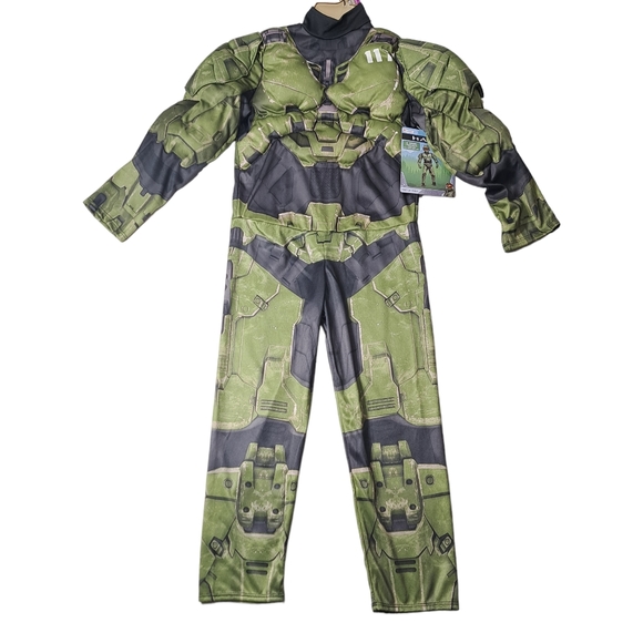Halo Infinite Master Chief Kids Costume Green/Black‎ Size S/P (4-6) - Picture 4 of 16
